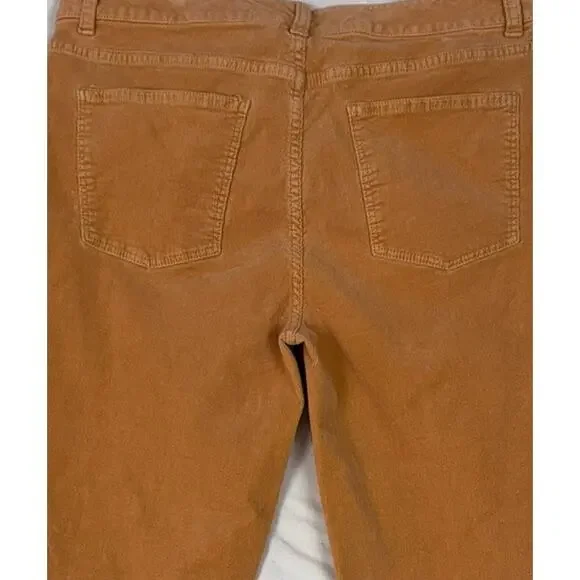 Talbots Women's Camel Brown Corduroy Pants - Picture 5 of 7